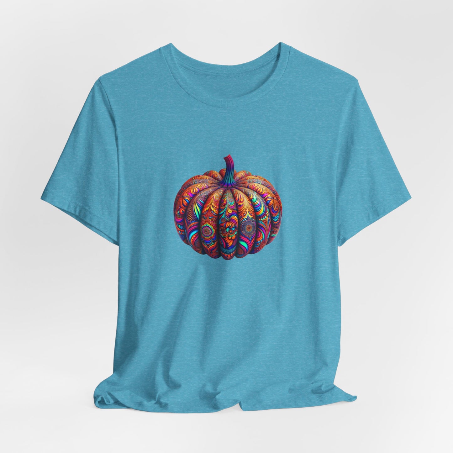 Vibrant Pumpkin Design Tee - Perfect for Fall, Halloween, Thanksgiving, Unisex T-Shirt, Autumn Wear, Seasonal Gift, Casual Outfit