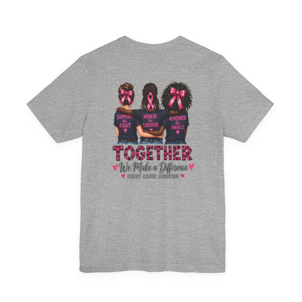 Breast Cancer Awareness Together Shirt – Support the Fight, Honor Survivors, Remember the Angels