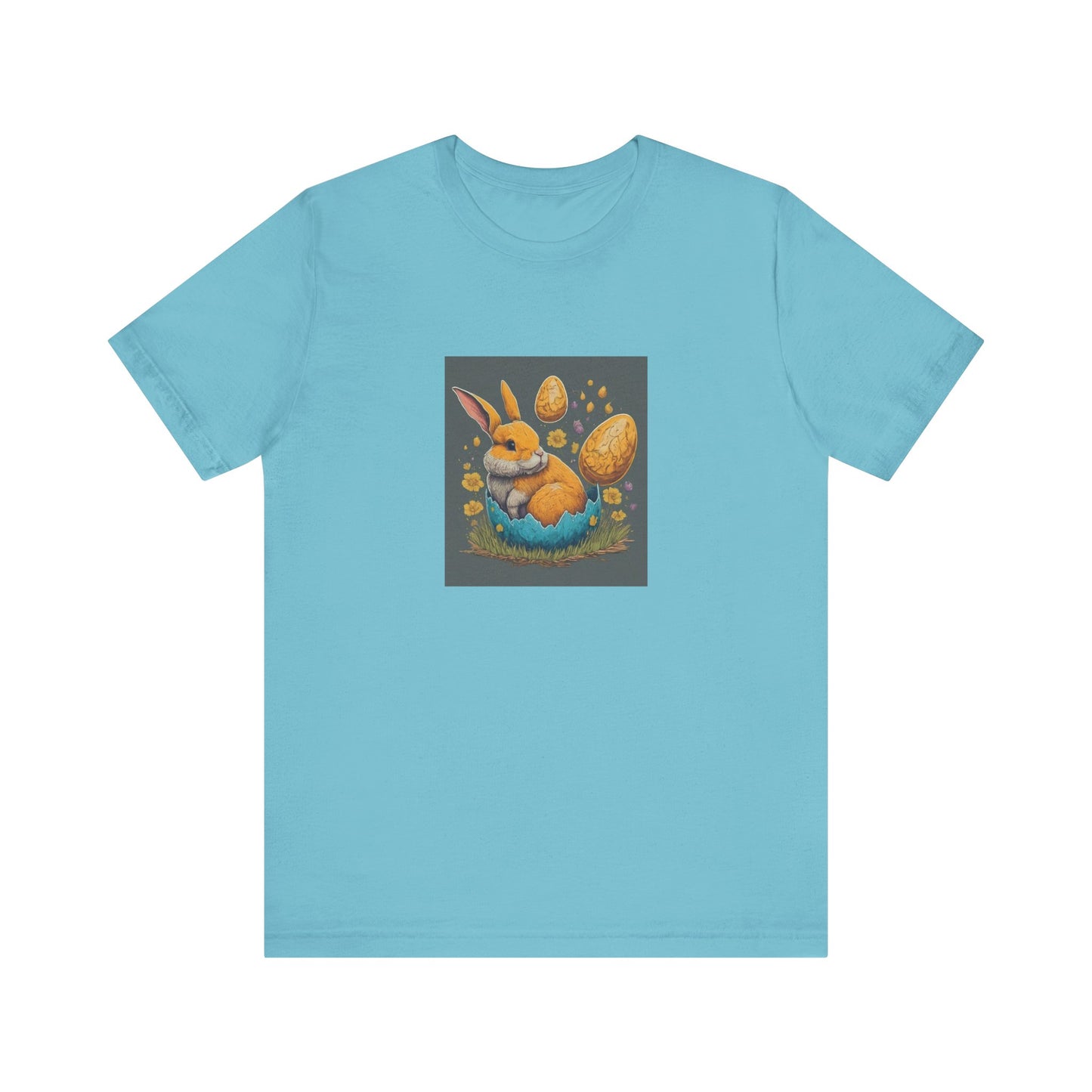 AI Bunny Egg - Unisex Jersey Short Sleeve Tee