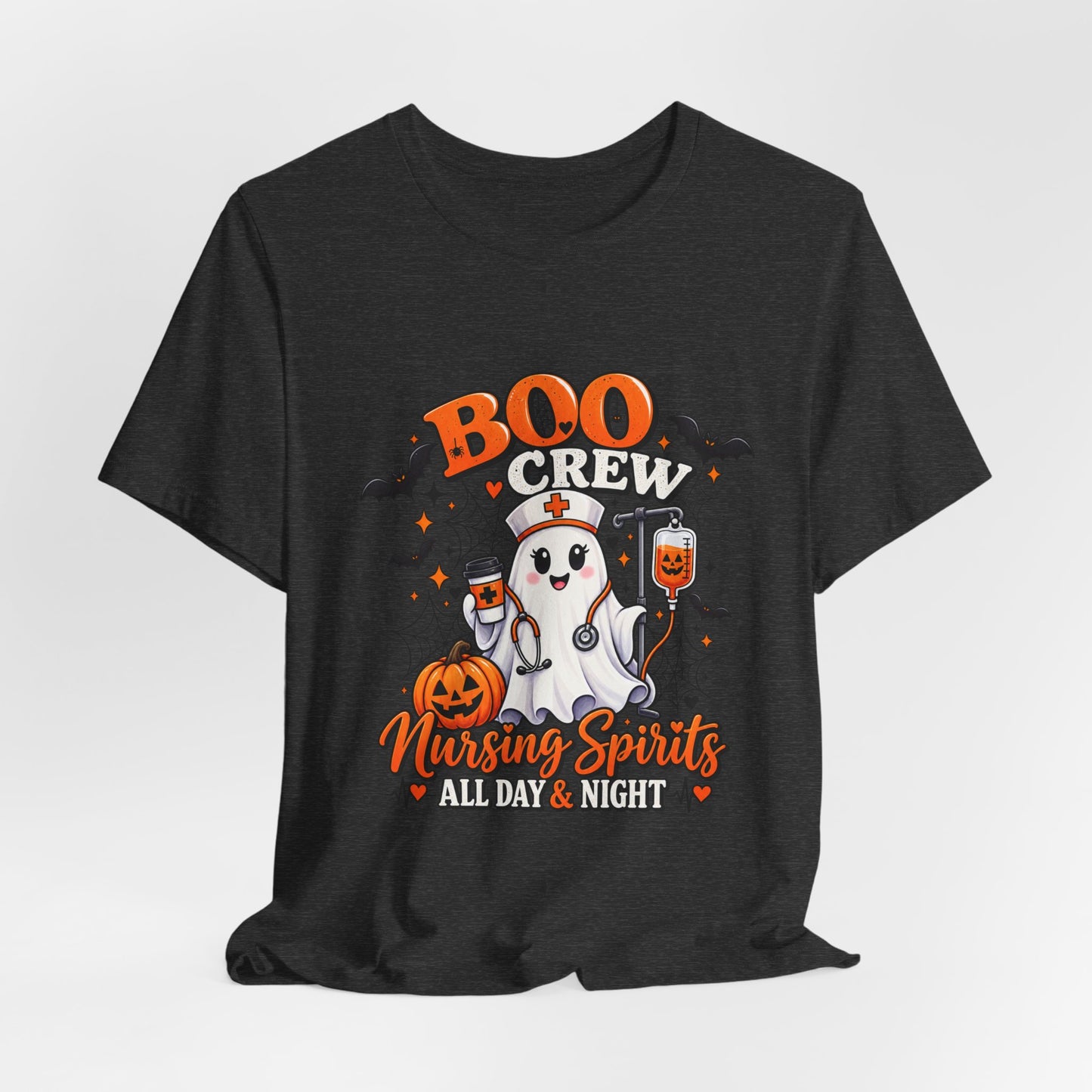 Boo Crew Nursing Spirits T-Shirt — Halloween Nurse Tee