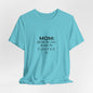 MOM - Unisex Jersey Short Sleeve Tee - Black Lettering