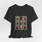 Gothic Art Tee, Unisex Graphic T-Shirt, Vintage Aesthetic Shirt, Halloween Gift, Spooky Fashion