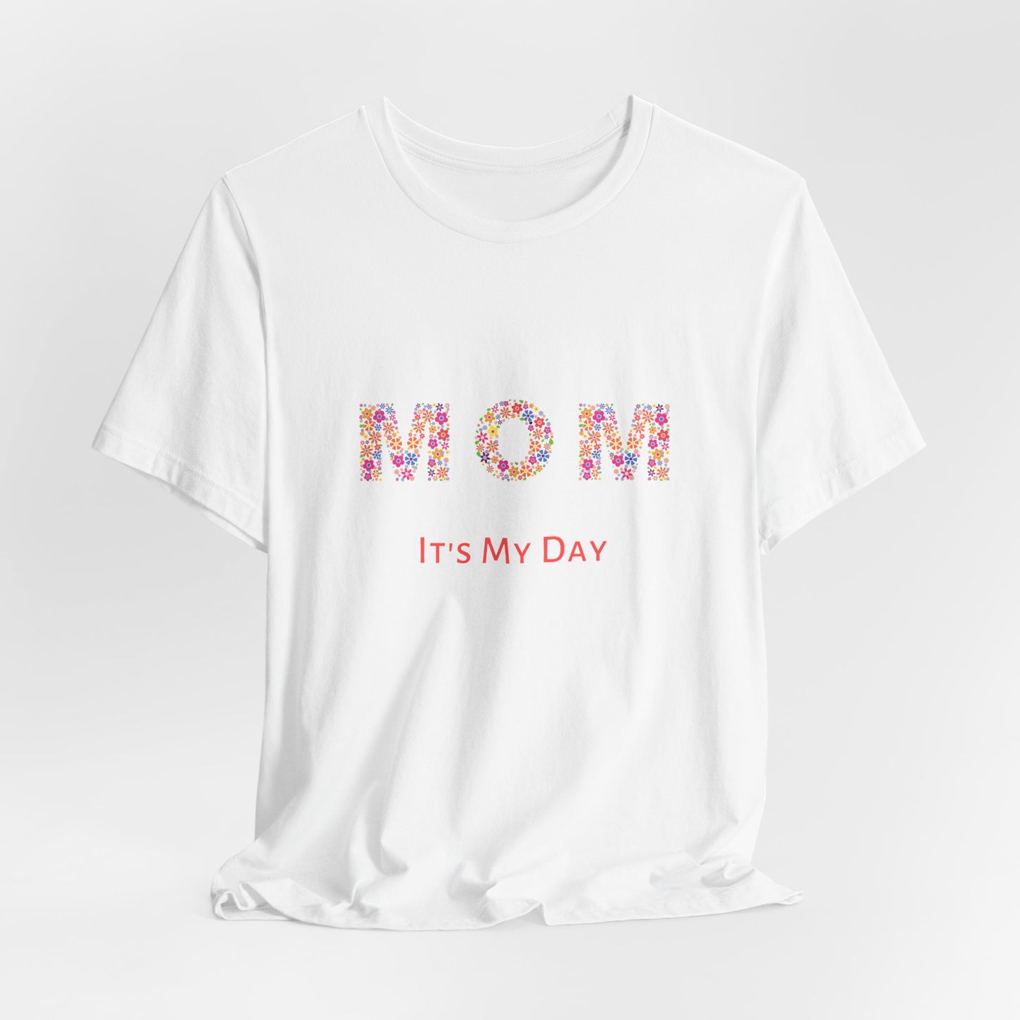Mothers Day  - "Mom" Jersey Short Sleeve Tee black/Floral