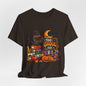 Too Ghoul for School Teacher Halloween Shirt, Black Cat Spooky Teacher Tee, Cute Halloween Classroom Graphic T-Shirt