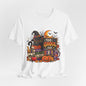 Too Ghoul for School Teacher Halloween Shirt, Black Cat Spooky Teacher Tee, Cute Halloween Classroom Graphic T-Shirt