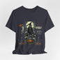Dancing Skeleton Halloween Shirt, Vintage Spooky Graphic Tee, Graveyard Halloween T-Shirt, Retro Skeleton Party Tee