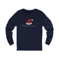 Santa Hat Long Sleeve Tee — 'Santa, good mama' Holiday Shirt