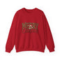 Merry Christmas Leopard Print Sweatshirt | Red Script Holiday Sweater | Trendy Christmas Crewneck | Animal Print Christmas Sweatshirt