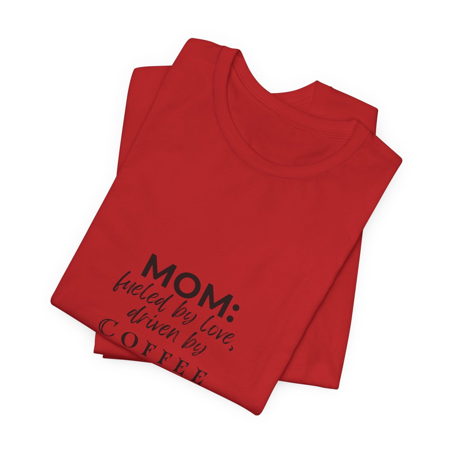 MOM - Unisex Jersey Short Sleeve Tee - Black Lettering