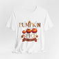 Pumpkin Spice Tee, Cute Fall Shirt, Autumn Apparel, Casual Tee for Pumpkin Lovers, Perfect for Halloween, Thanksgiving