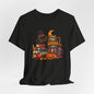 Too Ghoul for School Teacher Halloween Shirt, Black Cat Spooky Teacher Tee, Cute Halloween Classroom Graphic T-Shirt